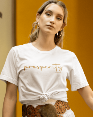 Camiseta Prosperity- Branca