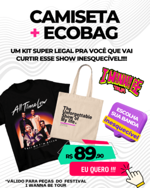 Kit Camiseta + Ecobag – I Wanna be