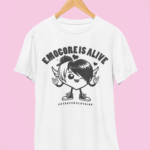 Camiseta Emocore is alive- Branca