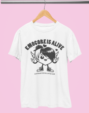 Camiseta Emocore is alive- Branca