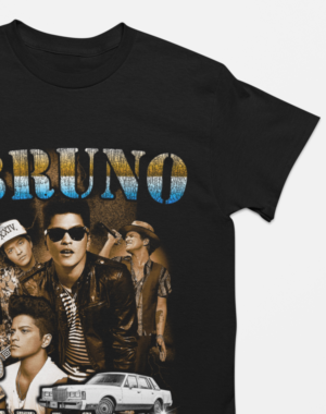 Camiseta Bruno Mars – Preta