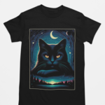 Camiseta Dark Black Cat- Preta