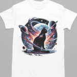 Camiseta Universe Cat- Branca