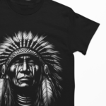 Camiseta Native American- Preta