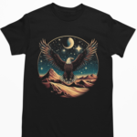 Camiseta Eagle Fly Free- Preta