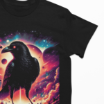 Camiseta Universe Crow- Preta