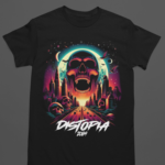 Camiseta Distopia 2084- Preta