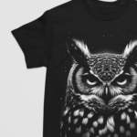 Camiseta Night Owl- Preta