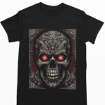 Camiseta Caveira Dark - Preta