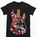 Camiseta Guitarra Eddie Van Halen - Preta