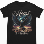 Camiseta Heart of Nature- Preta