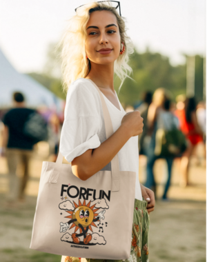 Ecobag Forfun Alegria Compartilhada Solzinho