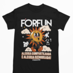 Camiseta Forfun Alegria Compartilhada - Preta