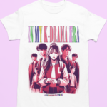 Camiseta In my K-Drama Era Dorama- Branca