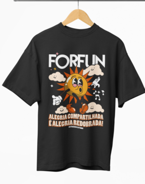 Camiseta OVERSIZED Forfun Alegria Compartilhada