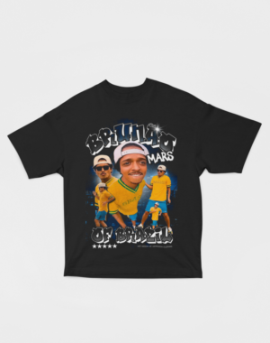 Camiseta OVERSIZED Bruno Mars Brunão of Brazil- Preta