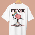 Camiseta OVERSIZED F#ck homophobia