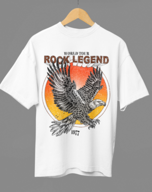 Camiseta Rock Legend World Tour OVERSIZED PREMIUM