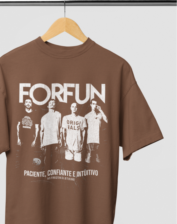 Camiseta OVERSIZED Forfun paciente, confiante e intuitivo - Imagem 2
